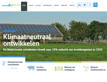 Tablet Screenshot of duurzamezuivelketen.nl